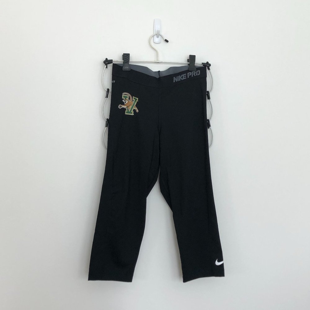 Vermont Catamounts Nike Pro Dri-Fit Cropped Leggings